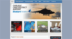 Desktop Screenshot of carlisleairport.co.uk